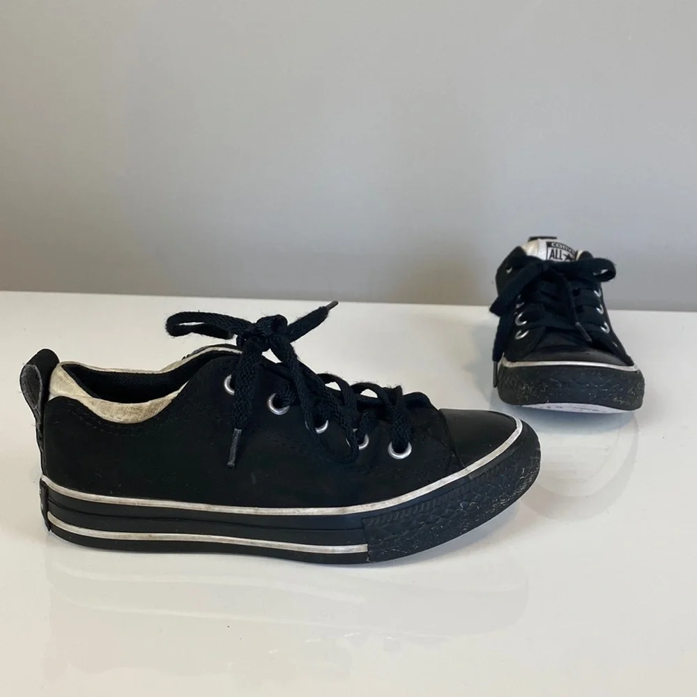 Converse All Star Black Canvas Sneakers Size 13